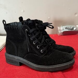 Zodiac Black Lace Up Boots